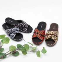 아이슈즈 여성 호피무늬 데일리 슬리퍼 90644
