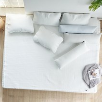 패밀리 냉감 인견 모달 고정밴드 쿨 패드, 화이트