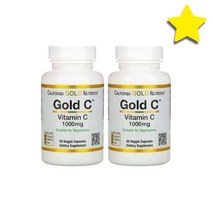 코드이지 리포소말 글루타치온 500mg 60캡슐, 2병세트 Gold C USP 등급 비타민C 1000m