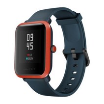 Original Amazfit Bip S 글로벌 버전 스마트워치 5ATM GPS GLONASS Bluetooth 호환 스마트 워치 android iOS 용 690646, Red Orange 690646