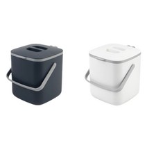 심플 5l 물빠짐 음쓰 가정용 5리터 음식물 음식 쓰레기 수거 통 처리 싱크대 짬통 원룸 씽크대 잔반 거름, 색상, 다크그레이