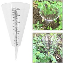 산업용전자저울투명 레인 게이지 듀얼 스케일 콘 레인 게이지 야외 레인 측정 컵, 한개옵션0