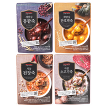 홈플러스 시그니처 죽 4종세트(단팥 단호박 된장 소고기)450g 각2개씩 총8개