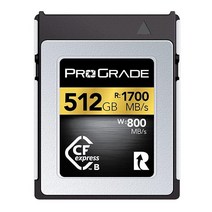 ProGrade Digital 메모리 카드 - 카메라용 CFexpress 타입 B | 파일 빠른 전송 및 대용량 저장 공간에 최적화 | 128GB 골드 시리즈