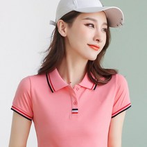 여성 여름 골프 카라넥 반팔티셔츠23