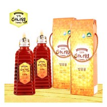 [예찬] [허니원] 밤꽃벌꿀500g(튜브)x2통, 상세 설명 참조