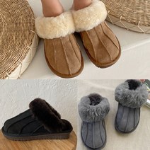 3cm 양가죽 퍼슬리퍼 겨울슬리퍼 여성 털슬리퍼
