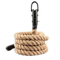 외줄타기 극기훈련 크로스핏 밧줄 박스 고정 거치대 주짓수 레슬링 유도 피트니스 훈련 외줄오르기, 로프 38mm 10m