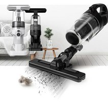 카펫 침구 미세먼지 핸디 무선 강아지 차량 소파 싸이클론 청소기, 블랙