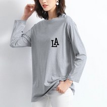 [오늘발송] 스타일아유 여성용 LA 라운드 긴팔티 긴팔 티셔츠 노마진 정품원단 자체생산