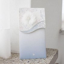 데이지 축하 봉투 블루 3P 상품권 감사 돈 명절 카드 엽서 용 편지 JA1, 단품