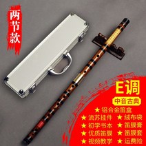 중국피리 리코더 플루트 입문 연주 악기 대나무 중국관, 2단 E조