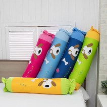 꿀몽 포비 사탕베개 에어메쉬원단 3D메쉬원단 롱베개 긴베개 바디필로우 아동베개 유아베개 성인베개 베, 체리핑(솜미포함)