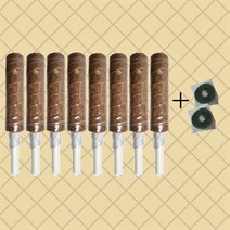 수태봉 30cm 40cm 슬림 연결형 식물지지대 사은품 원예용 벨크로가든 타이, 30cm 슬림형, 1)4개+벨크로1개