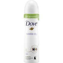 [영국] Dove 인비지블 드라이 안티퍼스피런트 데오도란트 에어로졸 75ml 75ml 1개, 12개