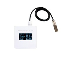 IoT팝 업소용 다용도 온도 습도 측정기 와이파이 백신 알람기능 온도계 모니터링 온도기록, IoT팝 온습도모니터링 센서(정상발송)