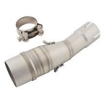 야마하 머플러 튜닝 오토바이 배기 탈출 중간 링크 파이프 51mm 시스템 연결 X MAX XMAX 250 300 XMAX250 XMAX300 2017 - 2022, 2017-2020