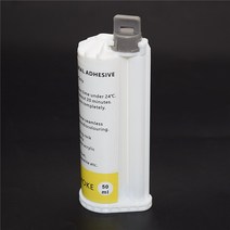 에폭시50ml 흰색 접착제 2 개 구조용 2-구성 요소 강력한 10:1 AB 글루건용 수동 코킹 건, 한개옵션0