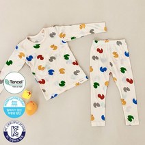 모이앤듀 베이비덕 40수 텐셀모달 9부실내복