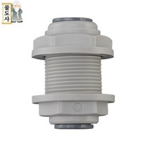 ((12.7mm 판넬고정밸브))물도사 정수기 부품-1/2인치 12.7mm 판넬고정밸브(BVIKHEAD UNION), 1개