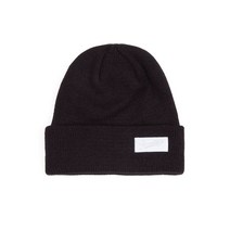비에스래빗 2223 BSRABBIT BS GLOSSY WAPPEN BEANIE BLACK 비니