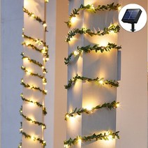 태양광정원등계단조명 옥상조경공사 요정 10m 100led5m 50 led 태양 메이플 리프 방수 야외 화환 태양 램프 크리스마스 정원 장식, lv ye, 2m 20LED