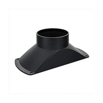 POWERTEC 70150V 직사각형 더스트 후드 4인치 OD 부착 목공 집진 호스 및 피팅용
