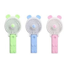 ETN 캐릭터 USB 핸디 선풍기, 깨비(핑크)