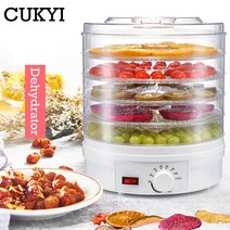 식품건조기 CUKYI 식품 탈수기 과일 야채 허브 고기 건조기 스낵 식품 건조기 5 트레이 EU UK US 플러그 110V 220V, AU