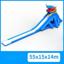 워터파크 장비 공기 주입식 워터 슬라이드 풀 콤비네이션 대형 모바일 브래킷 수영장 아웃도어 입구, 04 Faucet slide