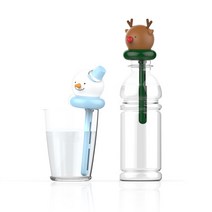 [올리빙] USB 스틱 미니 생수병 가습기 1+1 크리스마스, 스노우맨 1P + 루돌프 1P