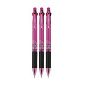 자바펜 제트3볼 3색 볼펜 0.38mm, 0.38 purple, 3개
