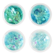 홀로그램 청키 글리터 1/1281/241/8 페이스 바디 네일 아트 화장품 청키 파인 혼합 글리터 4 가지 색상/로트 10ml, [09] PA107-13A-4boxes