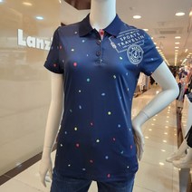 [임페리얼] 여성 이월골프 티셔츠 멀티 프린트 티셔츠 P0Z1226 인천논현, 90, 네이비