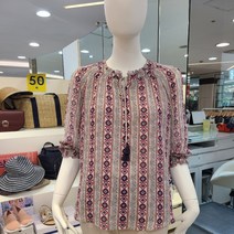 올리비아하슬러 에스닉타슬럭셔리블라우스OHAFBL105