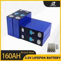 DIY 태양광 시스템 RV용 충전식 리튬 다리미 인산염 배터리 3.2V 160Ah Lifepo4 4-16PCs 12V 24V 48V, [01] 4PCS