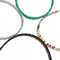 블링비즈 크리스탈 목걸이 4컬러