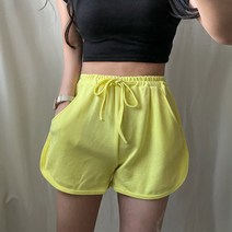 [필수템!/포켓]돌핀 숏 투라인 절개 랍빠 밴딩 트레이닝 숏 팬츠 여자 반바지 여성 츄리링 운동복 일상복 데일리 일자핏 일자바지 밴딩 스판 A라인 와이드 바지