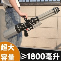 대형 물총 워터밤 워터건 고압 물총, AC.블랙 개틀링 물총(1800ml) + 표준