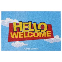 hello welcome 매장 입구 발판 현관 신발장 발매트 미끄럼 방지용 토이스토리, 80x120cm