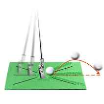 골프 스윙 궤적 연습 매트 실내 어프로치 자세 궤도 디봇자국 슬라이스 방지