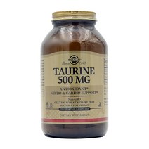 솔가 타우린 500mg 베지터블 캡슐 글루텐 프리 비건, 250정, 1개