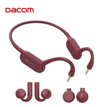 골전도 무선 블루투스 이어폰 귀통증 없는 등산 야외활동 Dacom G100 다이나믹 드라이버 및 뼈 전도 2-in-1 방수 스포츠 헤드폰 헤드셋, 02 스페인, [01] BS03 -RED-CN