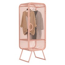 북유럽 철제 옷장 노르딕 캐비닛 인테리어 옷가게 매장 인테리어 클로젯, 핑크(선반)60x40x160