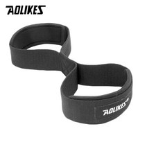 멸치탈출 부상방지 알브레다 1 쌍 그림 8 역도 스트랩 역도 powerlifting, 기본 블랙
