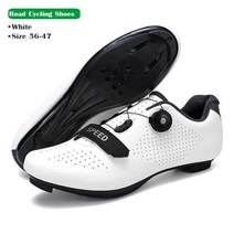 클릿슈즈 자전거신발초경량 도로 사이클링 스니커즈 MTB SPD 산악 자전거 시마노 자동 잠금 클리트 신발, 07 42, 08 White Road