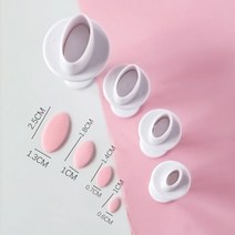 폴리머 클레이 커터 구름 금형 세트 심장 별 모양 절단 금형 diy 도자기 조각 기하학적 그림 엠보싱 모델링 도구, 06