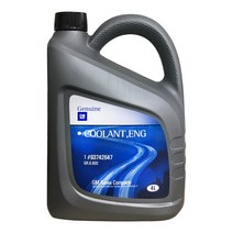 GM 순정 부동액 덱스쿨 4리터 오렌지색, 1개