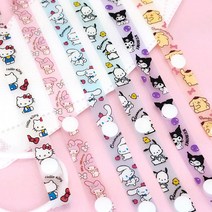 산리오 마스크 스트랩 - 마이멜로디 마스크줄 마스크목걸이 6종류 폼폼푸린 쿠로미 포차코 시나모롤 헬로키티