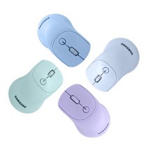 SM-R1200 파스텔 컬러 무선마우스, SM-R1200 파스텔 컬러 무선마우, SM-R1200 라이트스틸블루